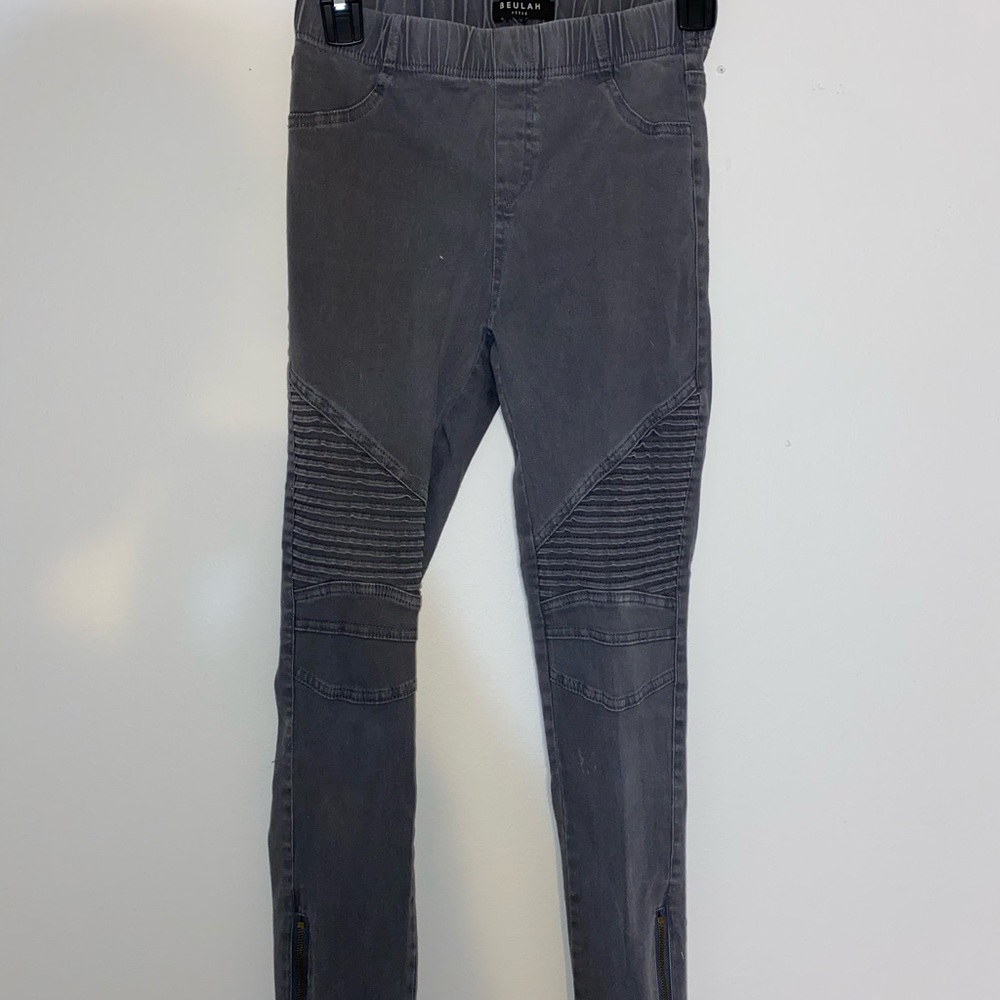 Dark gray jeggings